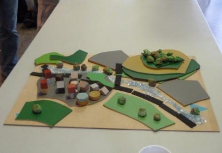 Pflanzaktion bei der Petite Carmargue Alsacienne mit Schülern der freien Waldorfschule Lörrach und französischen Kindern.